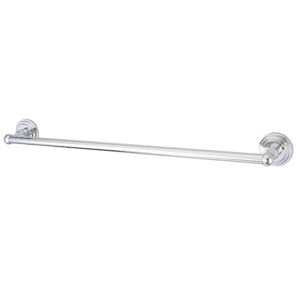 Milano 24" Towel Bar, Polished Chrome